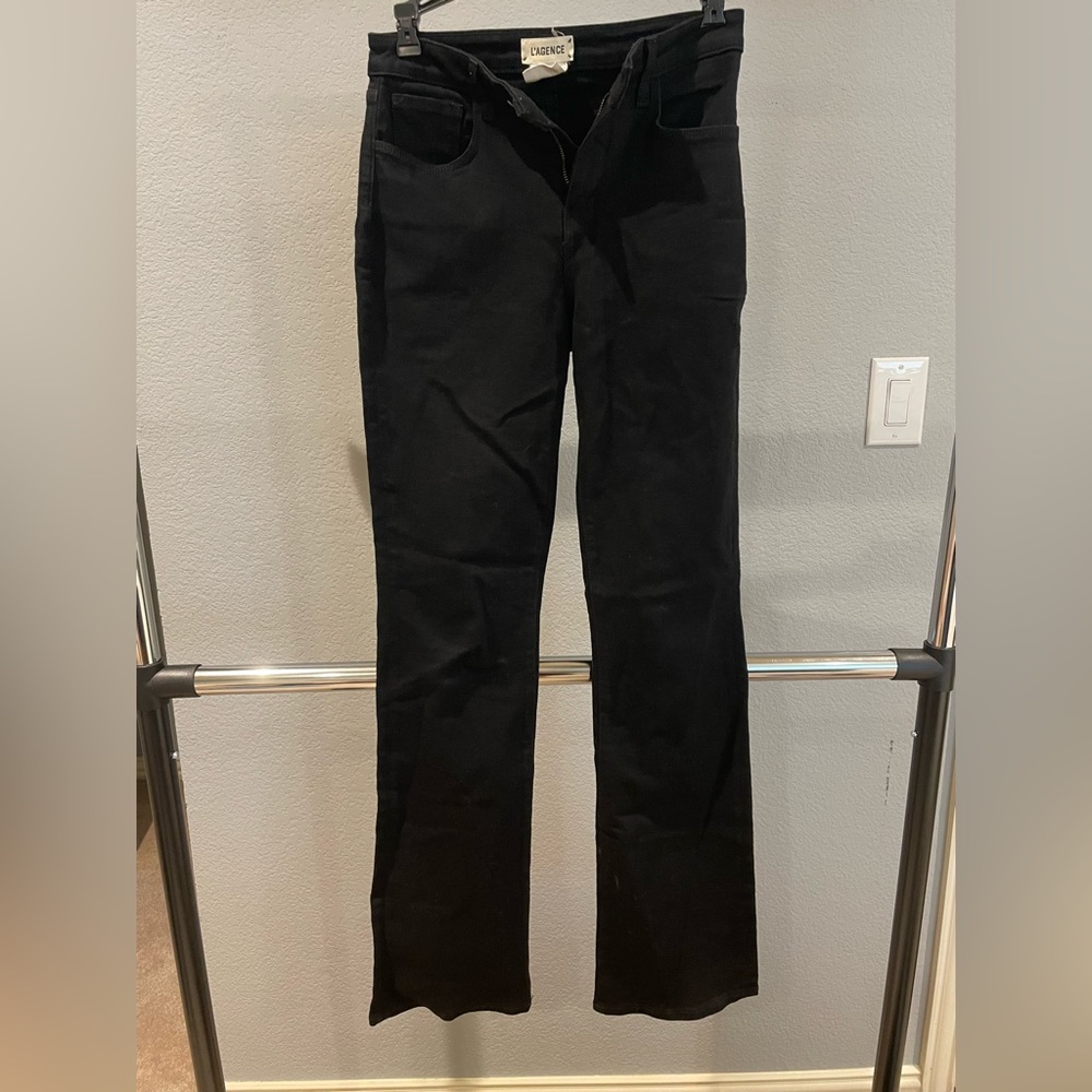 L’Agence black bootcut jeans